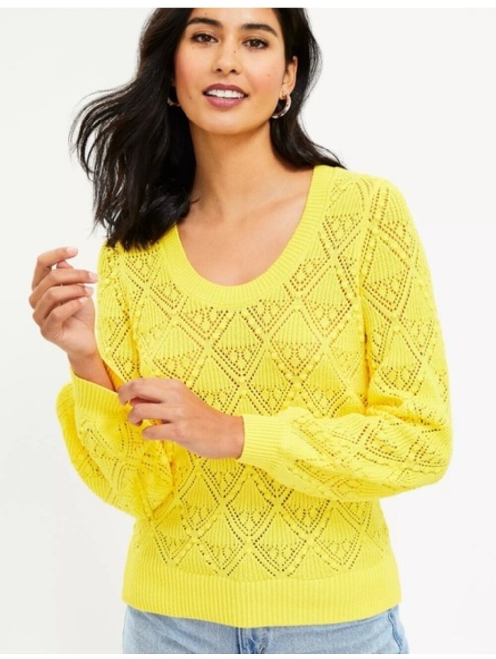 Ann Taylor Loft Yellow Sweater